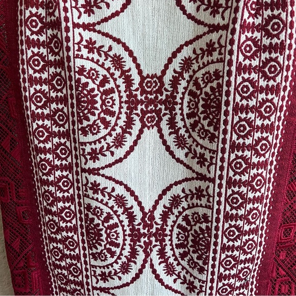 Byron Lars Beauty Mark Embroidered Cheongsam Mixed Media Sheath Dress - Size 6 - Picture 7 of 13